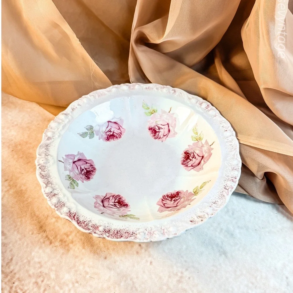 Pink Rose‎ Serves Bowl